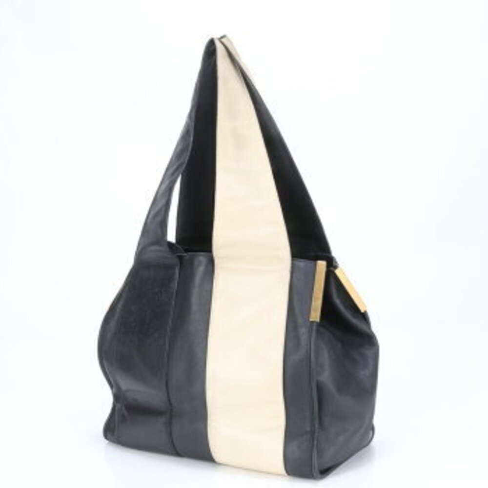 Chloe Bag leather bag Shoulder tote beach black